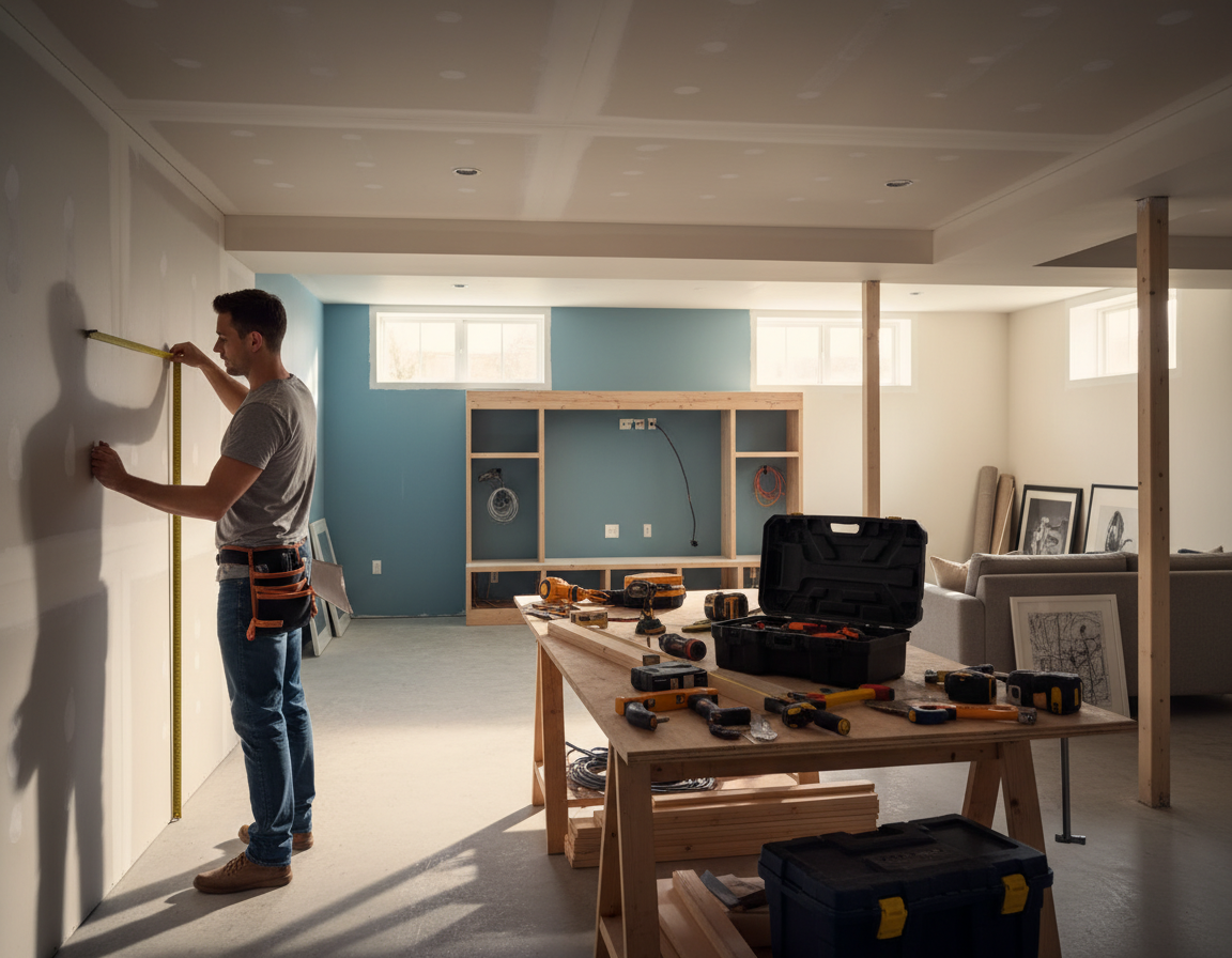Basement Remodel in Bellevue
